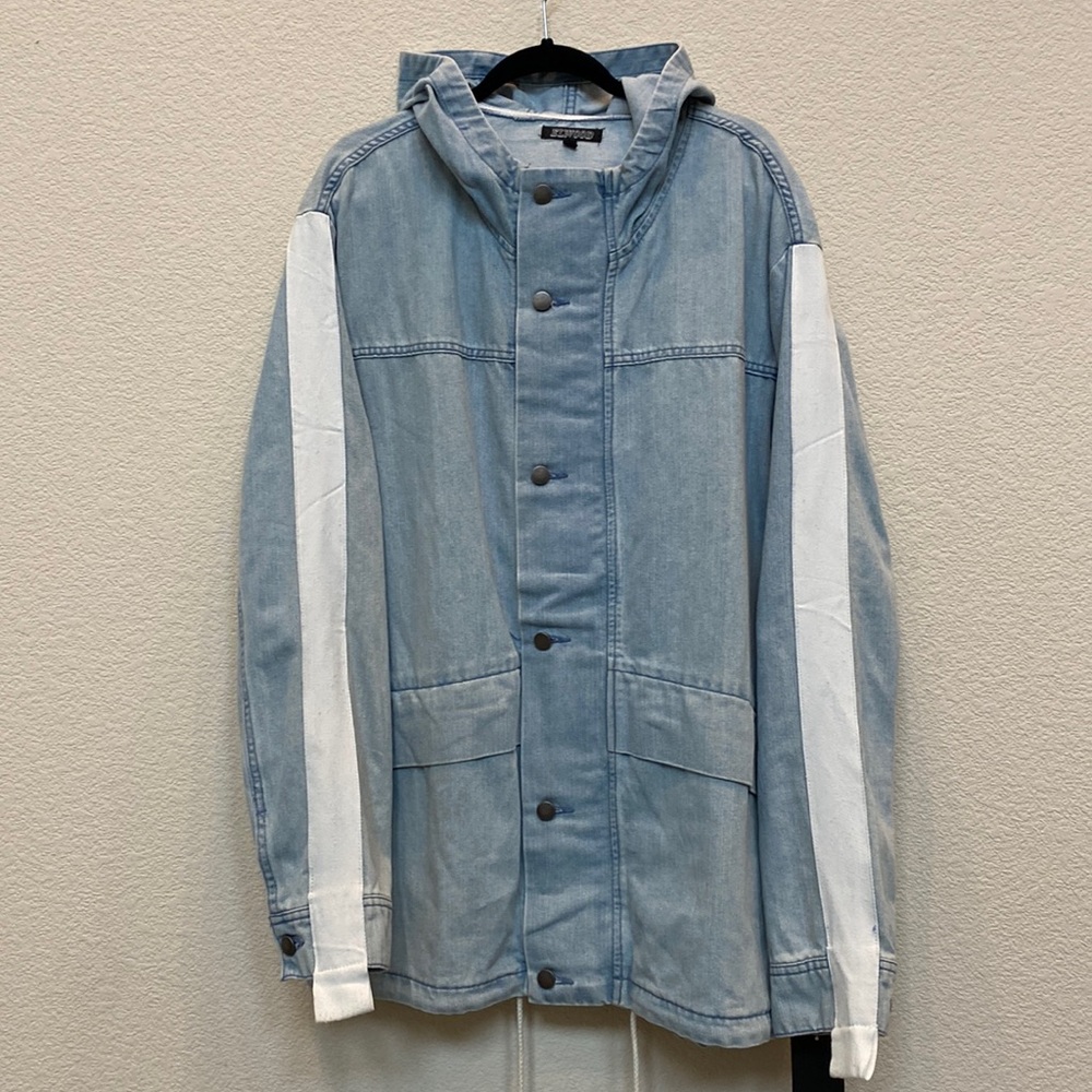 Elwood Denim Trench Coat